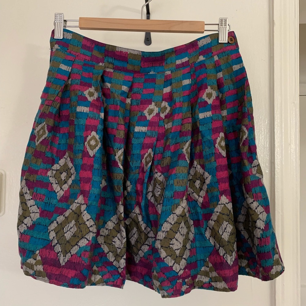 Material Vintage Reused Handmade Skirt